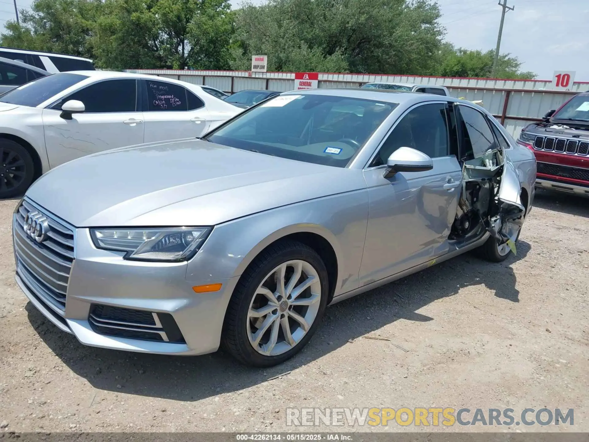 2 Photograph of a damaged car WAUGMAF48KN004870 AUDI A4 2019