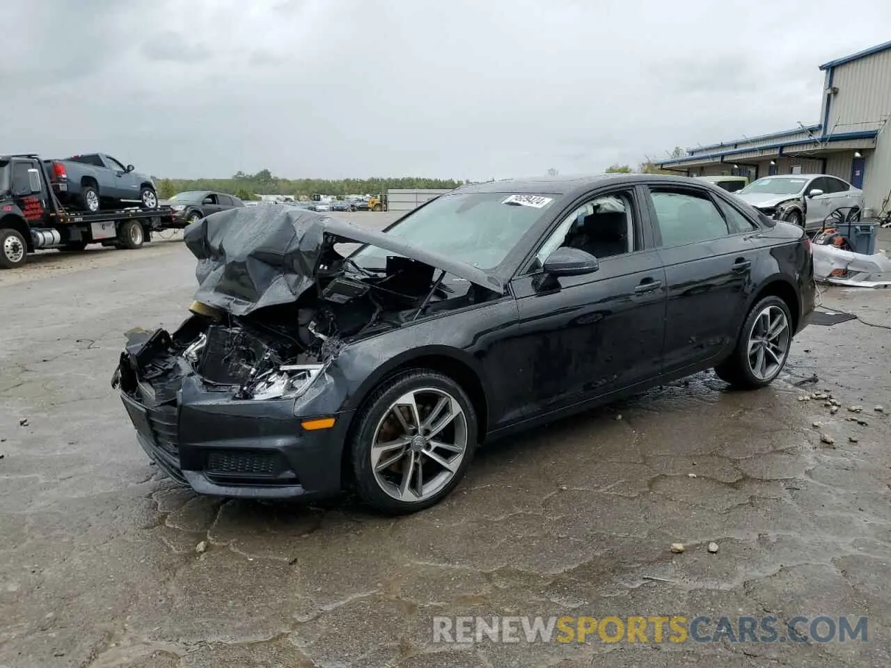 1 Photograph of a damaged car WAUGMAF48KN017232 AUDI A4 2019