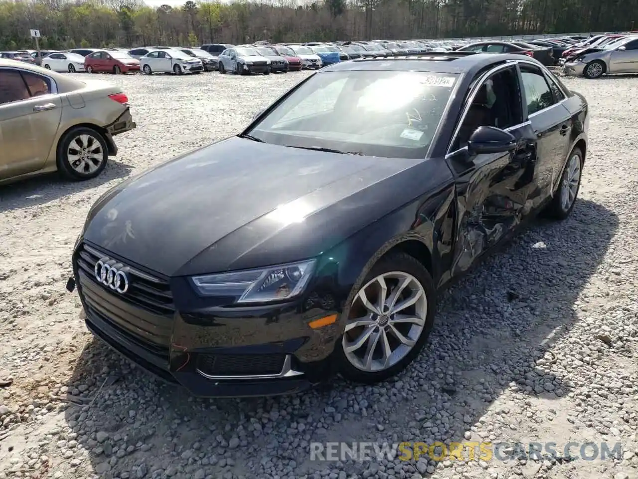 2 Photograph of a damaged car WAUGMAF49KA010717 AUDI A4 2019