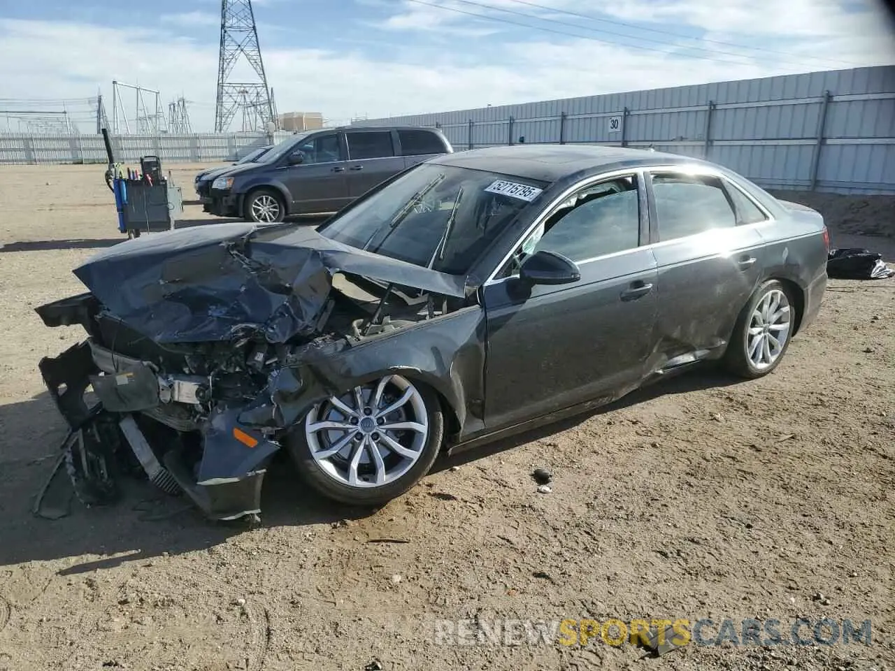 1 Photograph of a damaged car WAUGMAF49KA054264 AUDI A4 2019