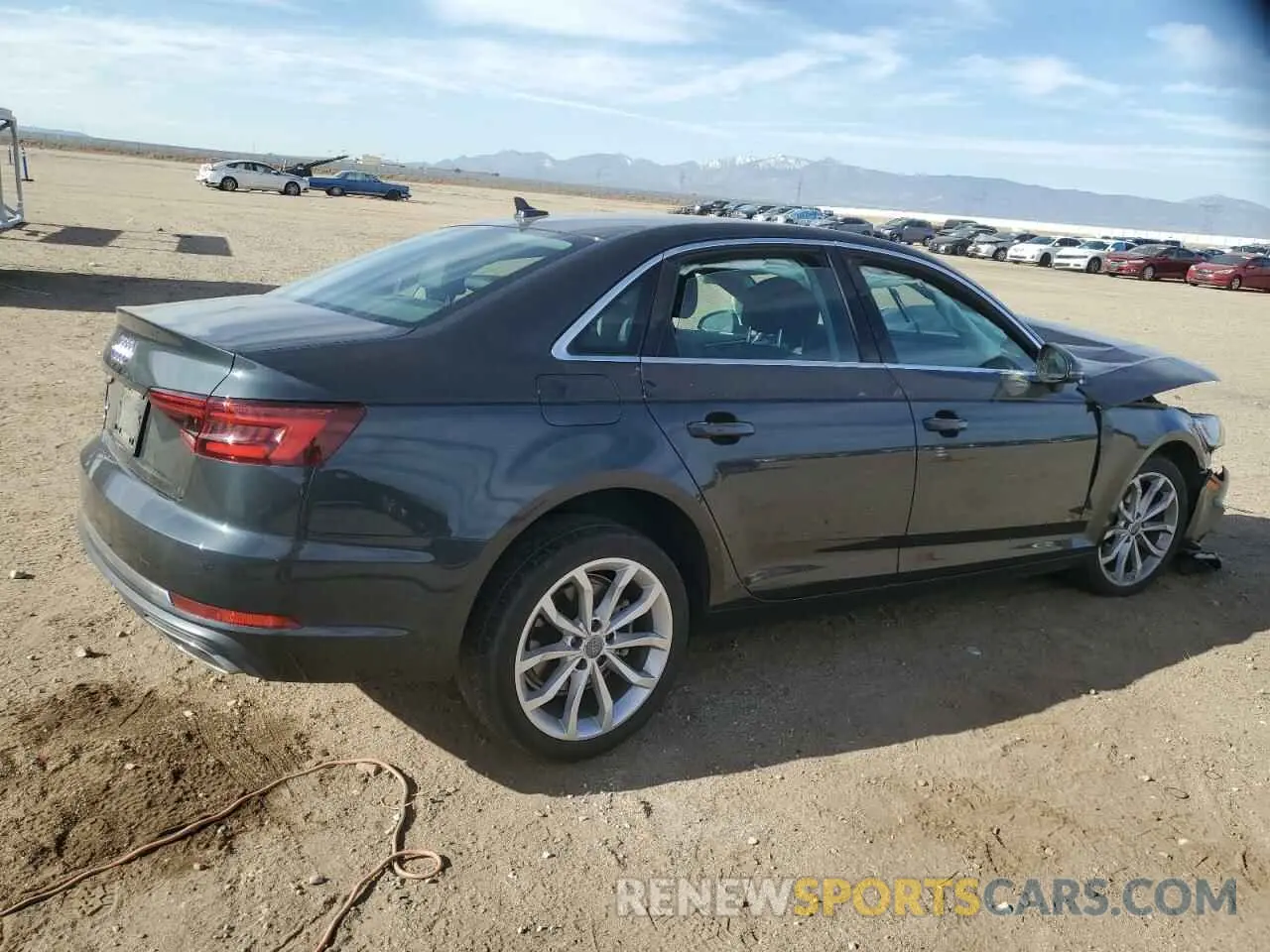 3 Photograph of a damaged car WAUGMAF49KA054264 AUDI A4 2019