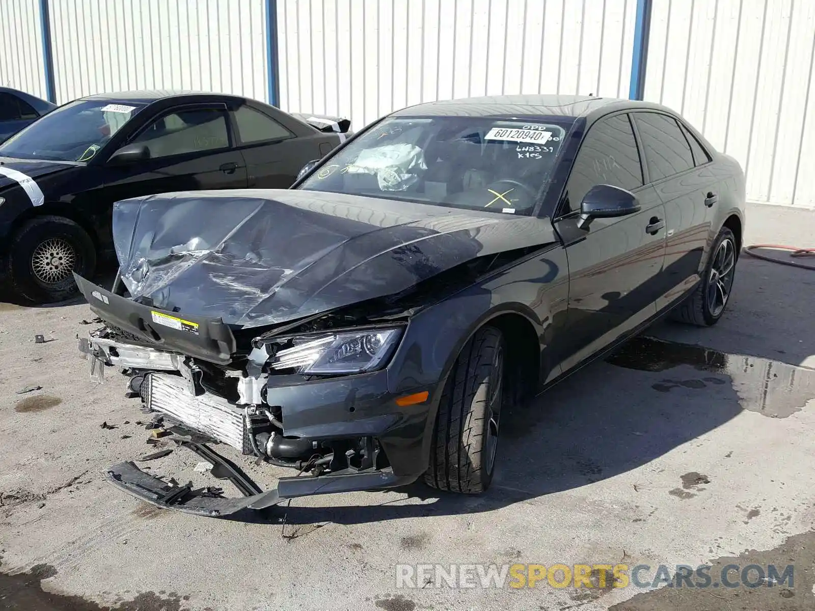 2 Photograph of a damaged car WAUGMAF49KN012671 AUDI A4 2019