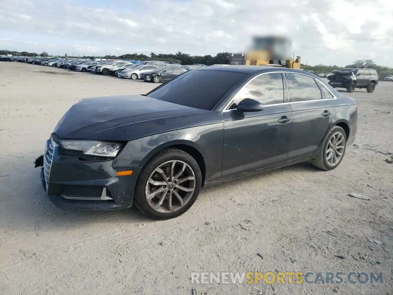 1 Photograph of a damaged car WAUGMAF4XKA038476 AUDI A4 2019