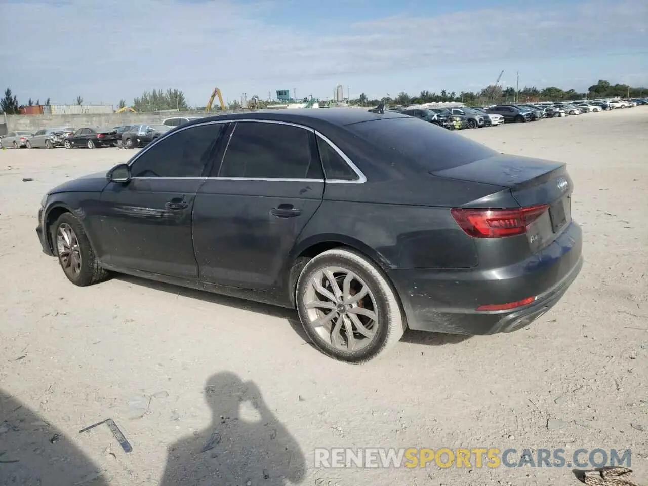 2 Photograph of a damaged car WAUGMAF4XKA038476 AUDI A4 2019