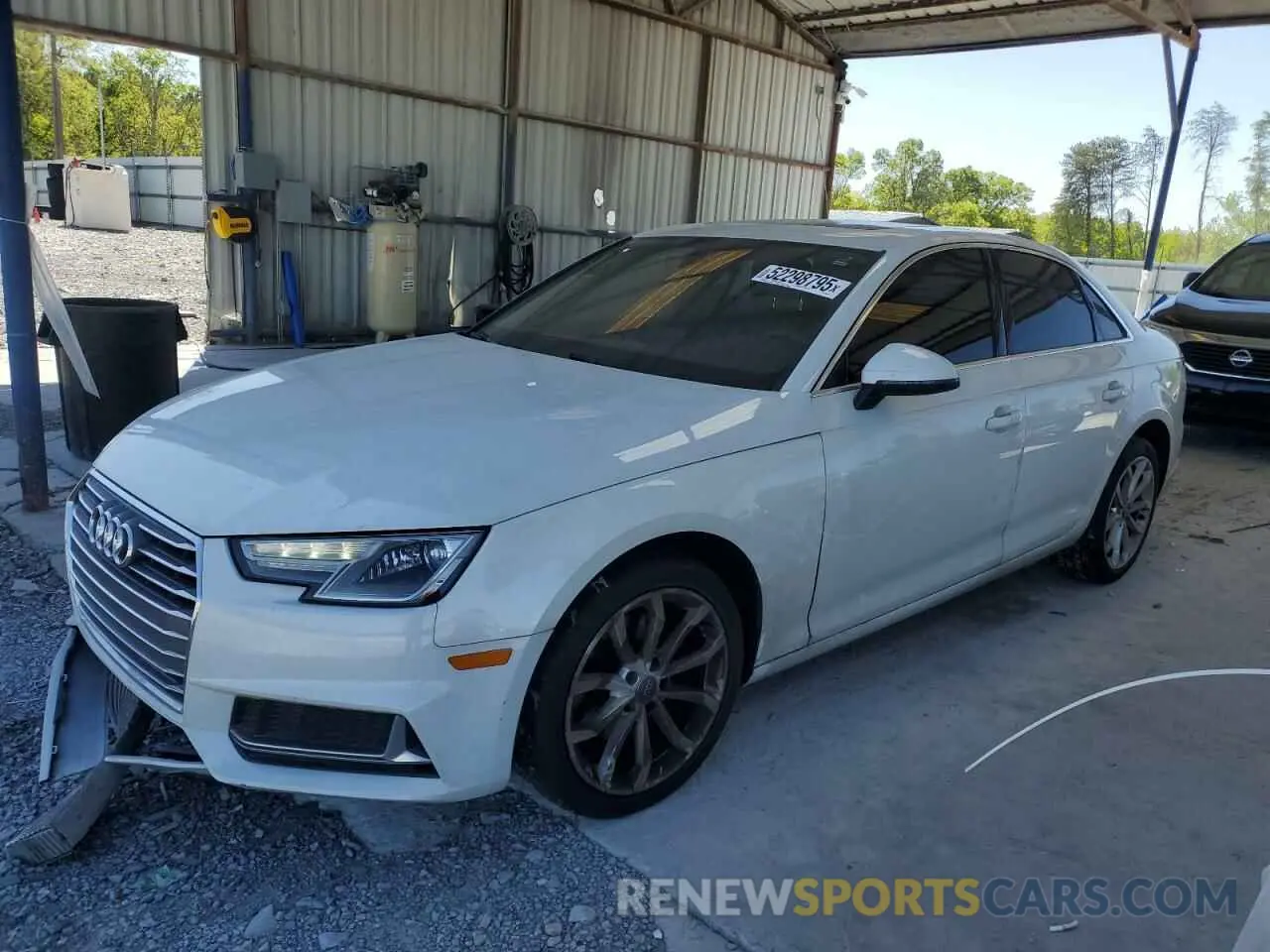 1 Photograph of a damaged car WAUGMAF4XKN001422 AUDI A4 2019