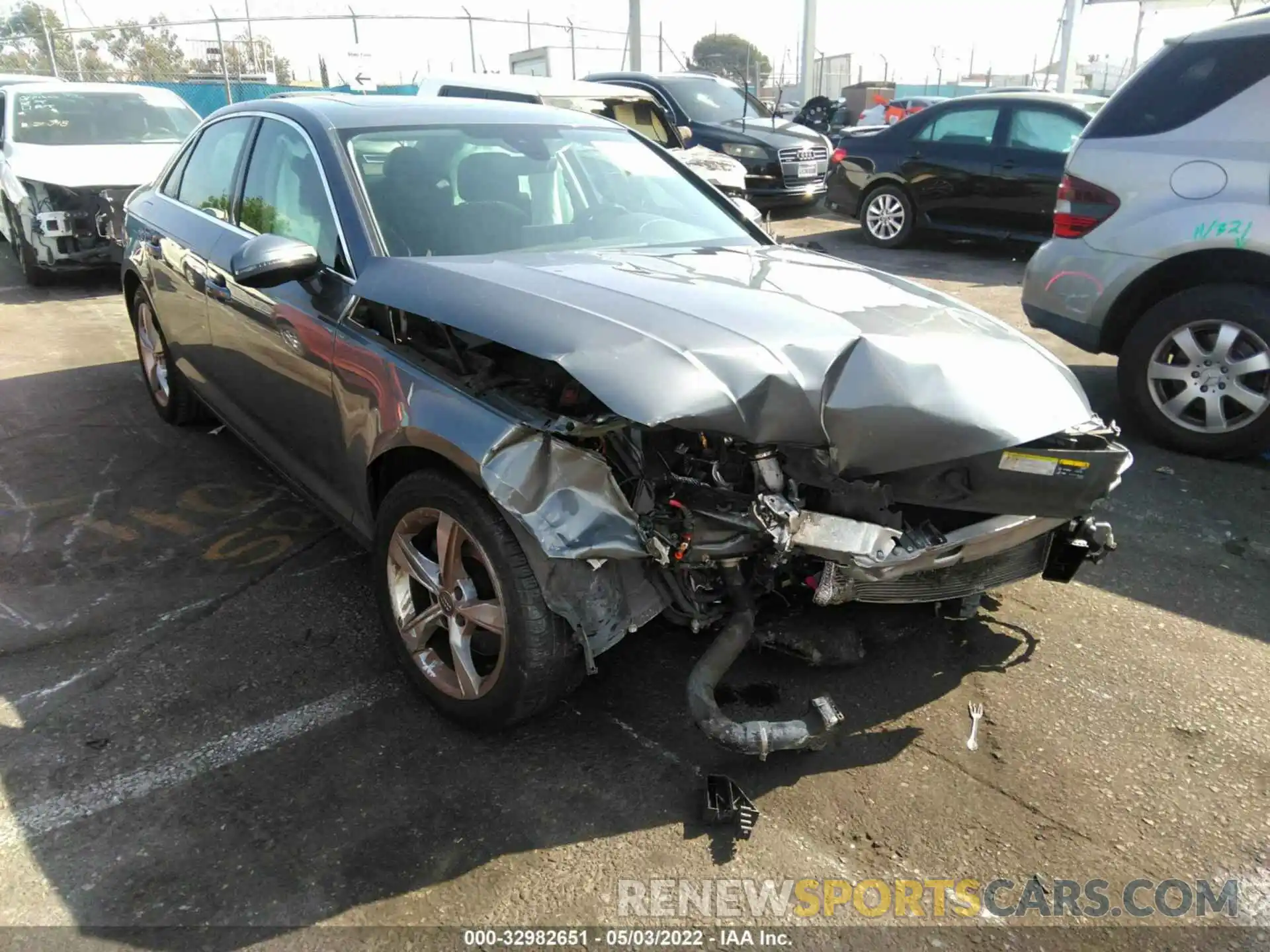 1 Photograph of a damaged car WAUGMAF4XKN006734 AUDI A4 2019