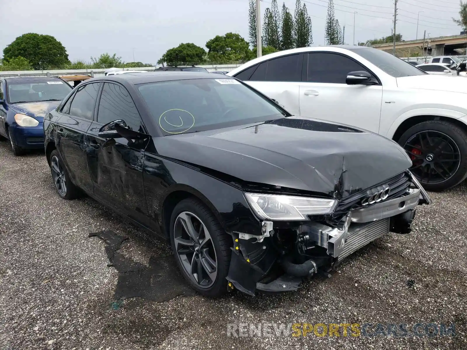 1 Photograph of a damaged car WAUGMAF4XKN013361 AUDI A4 2019