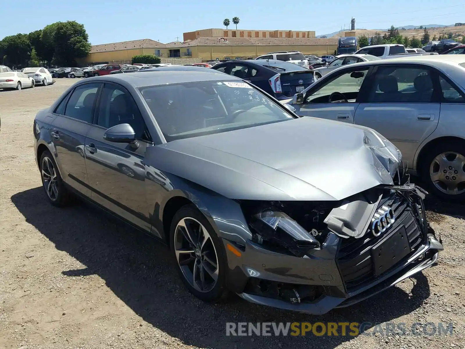 1 Photograph of a damaged car WAUGMAF4XKN016471 AUDI A4 2019