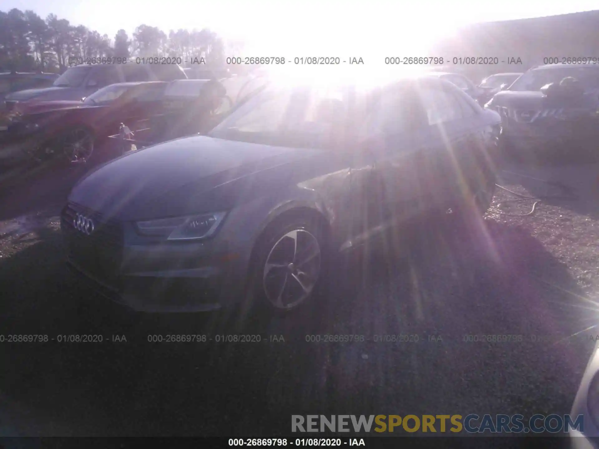 2 Photograph of a damaged car WAUGMAF4XKN017121 AUDI A4 2019