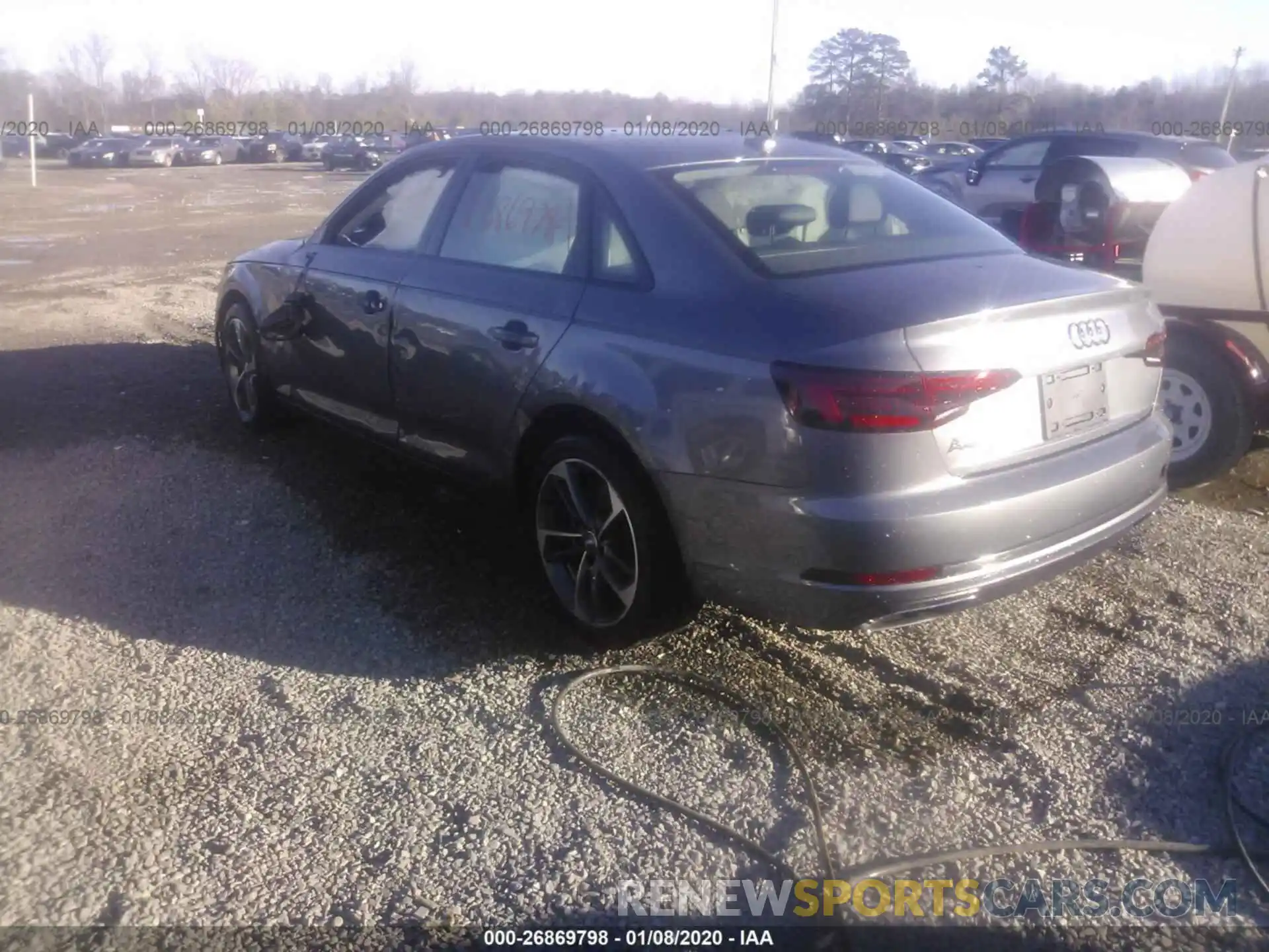 3 Photograph of a damaged car WAUGMAF4XKN017121 AUDI A4 2019