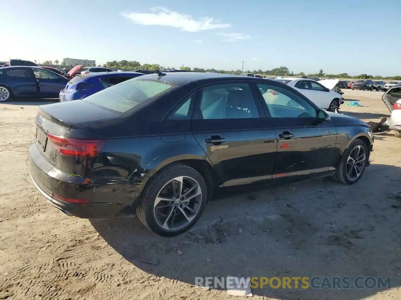 3 Photograph of a damaged car WAUGMAF4XKN018043 AUDI A4 2019