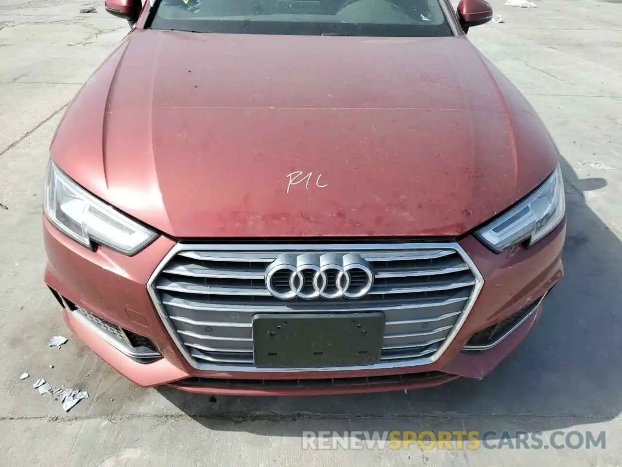 7 Photograph of a damaged car WAUHMAF40KA056053 AUDI A4 2019