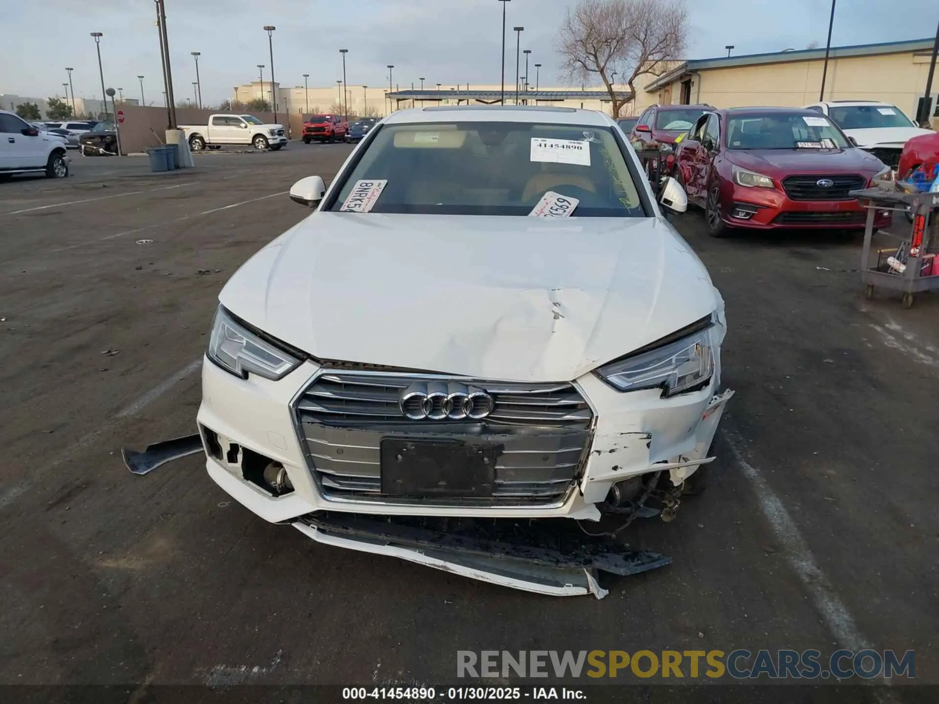 6 Photograph of a damaged car WAUHMAF40KA079588 AUDI A4 2019