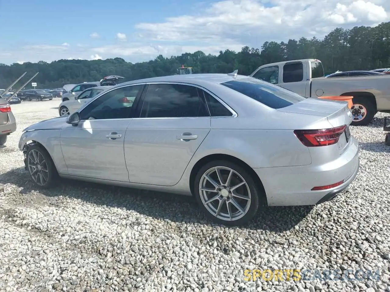2 Photograph of a damaged car WAUHMAF41KA051606 AUDI A4 2019