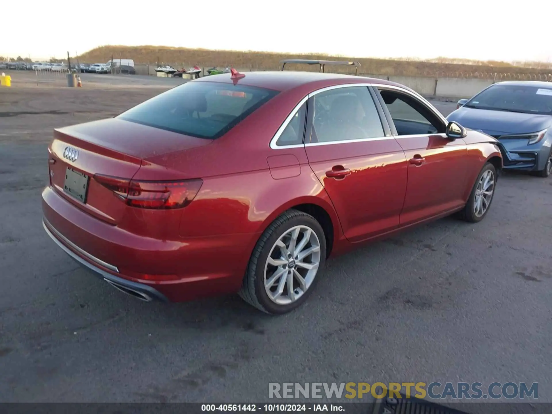 4 Photograph of a damaged car WAUHMAF43KN004795 AUDI A4 2019