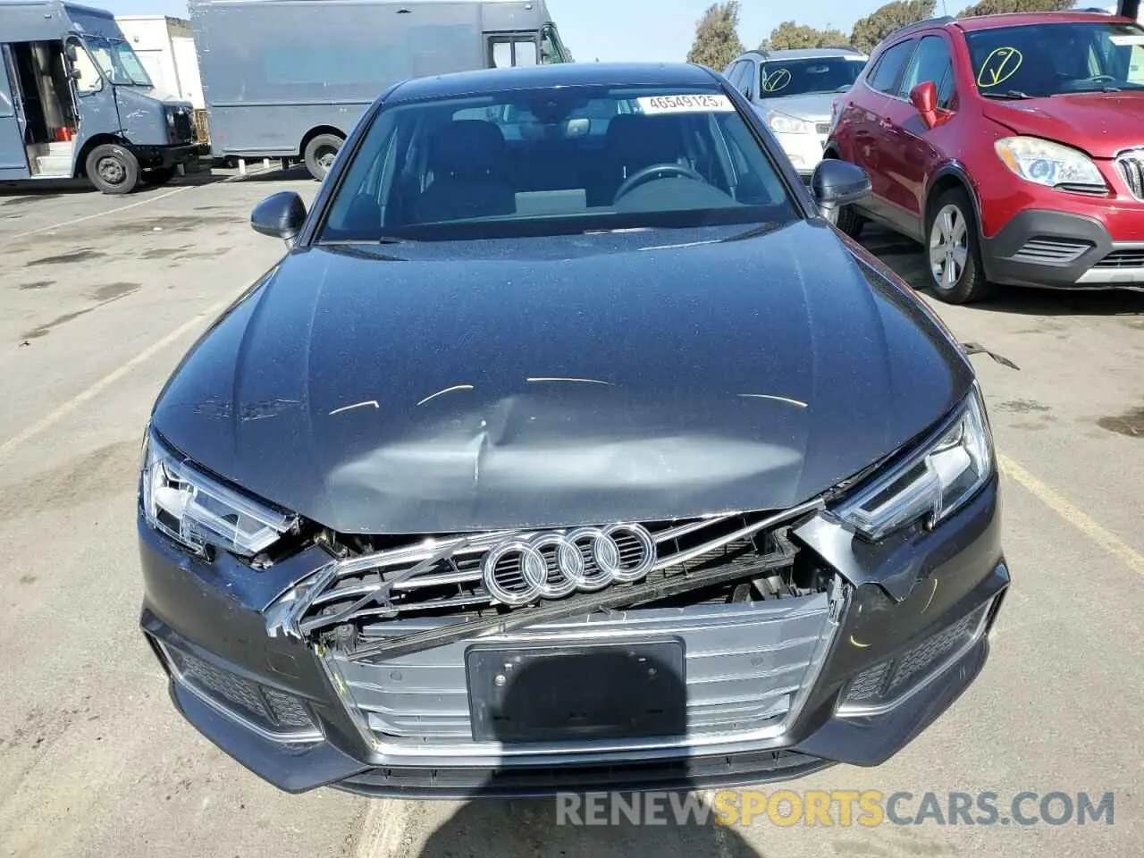 5 Photograph of a damaged car WAUHMAF46KA107832 AUDI A4 2019