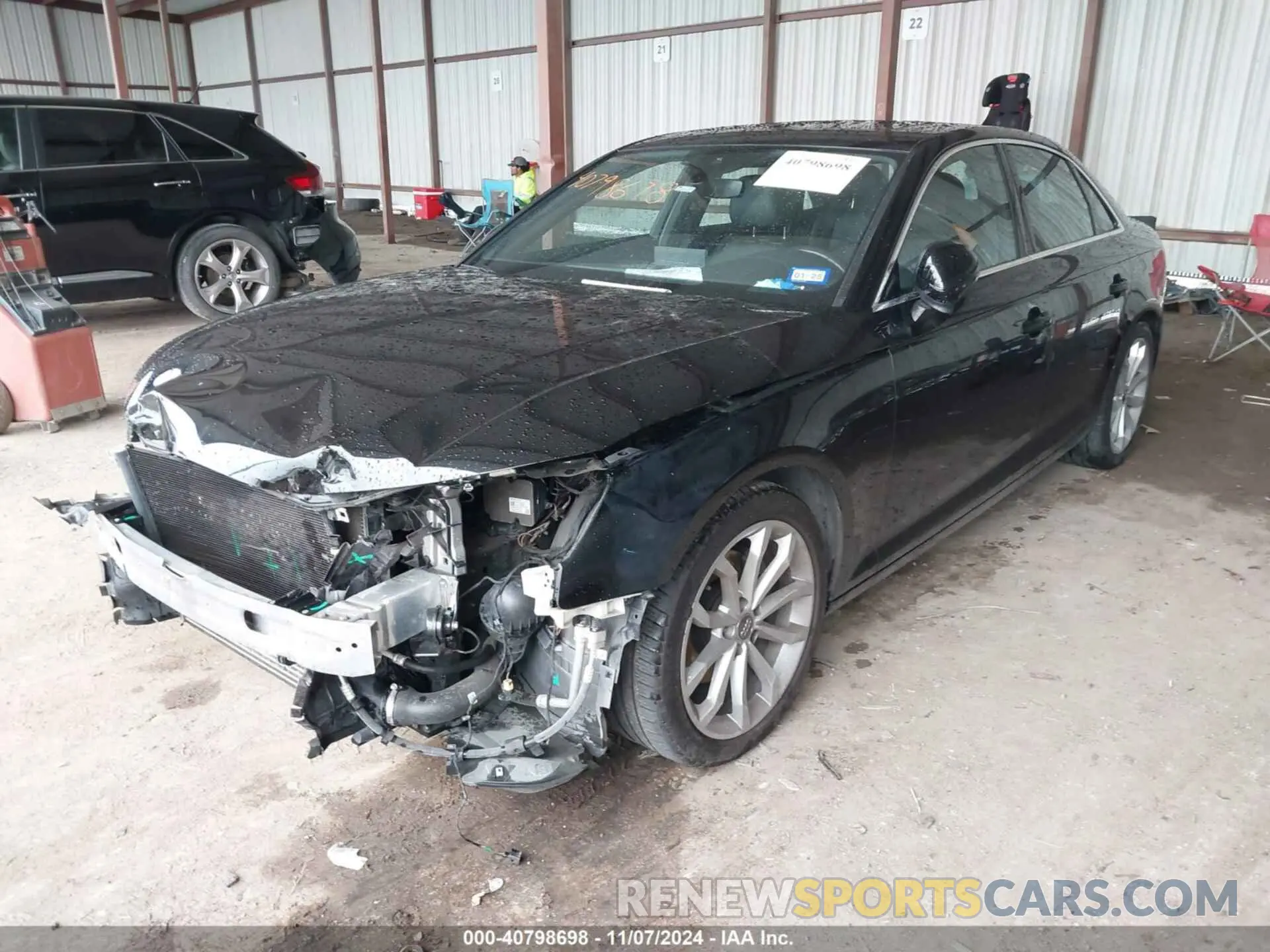 2 Photograph of a damaged car WAUHMAF46KN016035 AUDI A4 2019