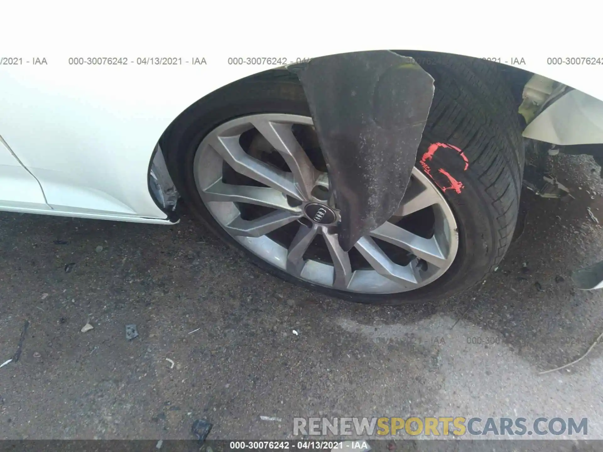 14 Photograph of a damaged car WAUHMAF47KA033692 AUDI A4 2019