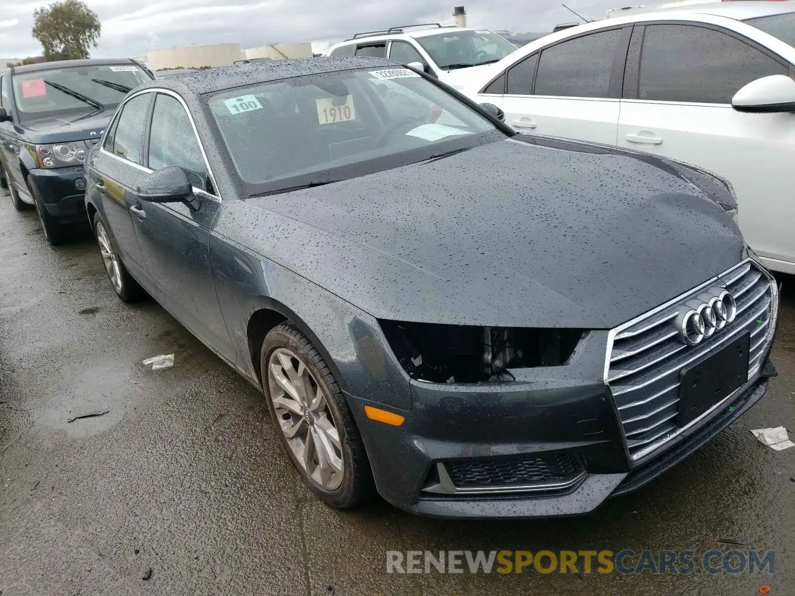1 Photograph of a damaged car WAUHMAF48KA107542 AUDI A4 2019