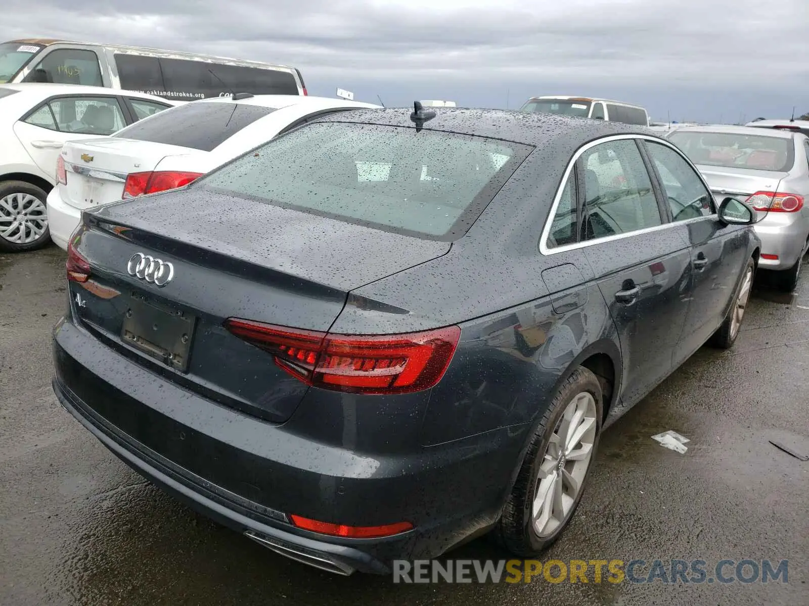 4 Photograph of a damaged car WAUHMAF48KA107542 AUDI A4 2019