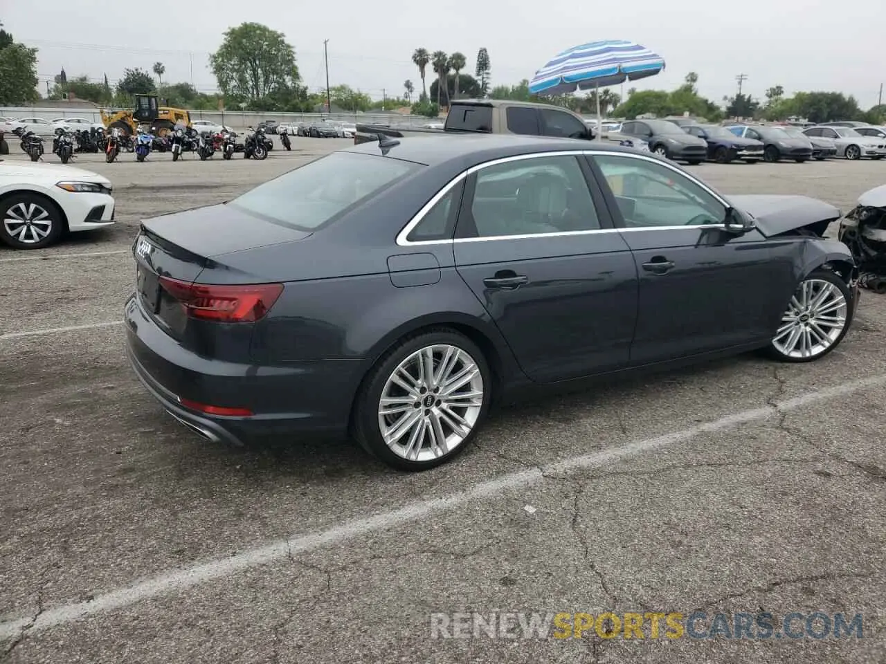 3 Photograph of a damaged car WAUHMAF49KA010060 AUDI A4 2019