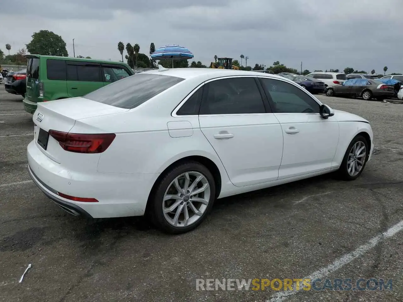 3 Photograph of a damaged car WAUHMAF4XKN002350 AUDI A4 2019