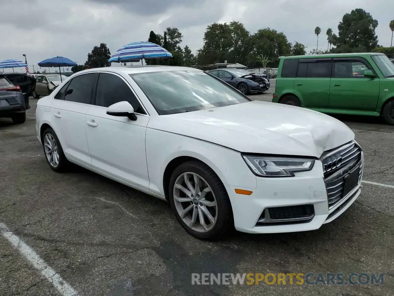 4 Photograph of a damaged car WAUHMAF4XKN002350 AUDI A4 2019