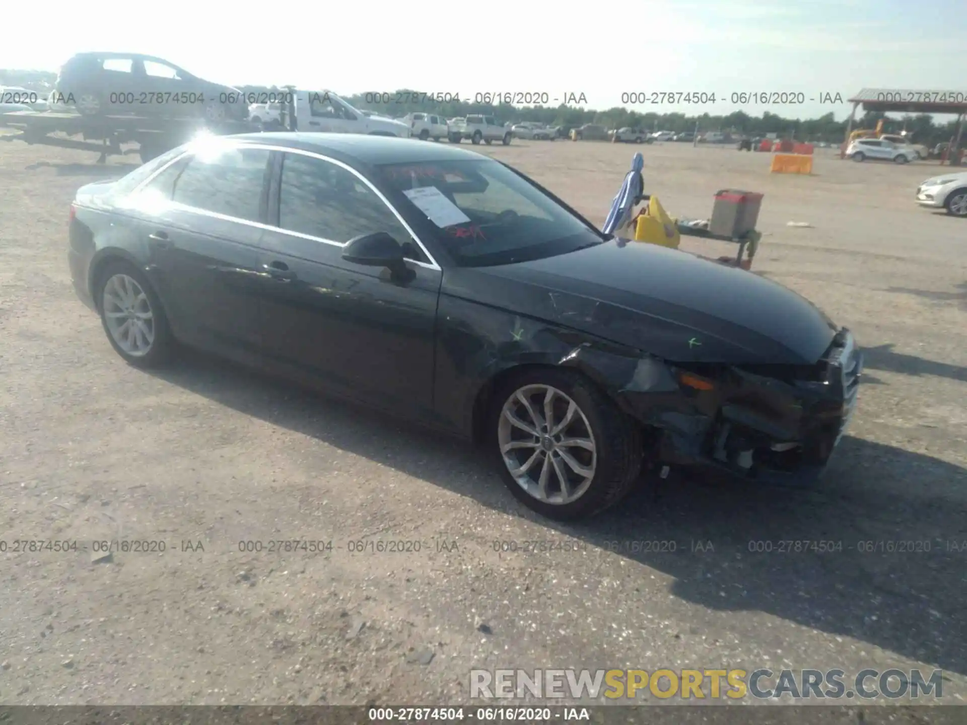 1 Photograph of a damaged car WAUJMAF41KA020406 AUDI A4 2019