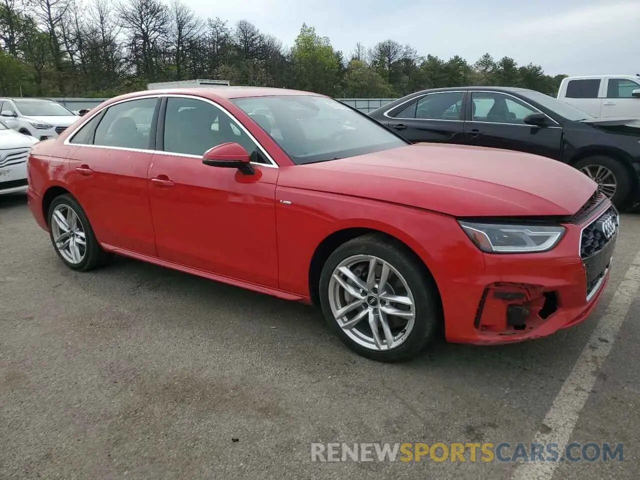 4 Photograph of a damaged car WAUDNAF40LN013144 AUDI A4 2020