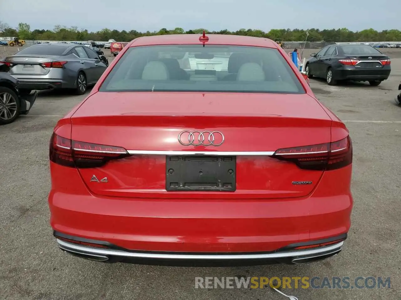 6 Photograph of a damaged car WAUDNAF40LN013144 AUDI A4 2020