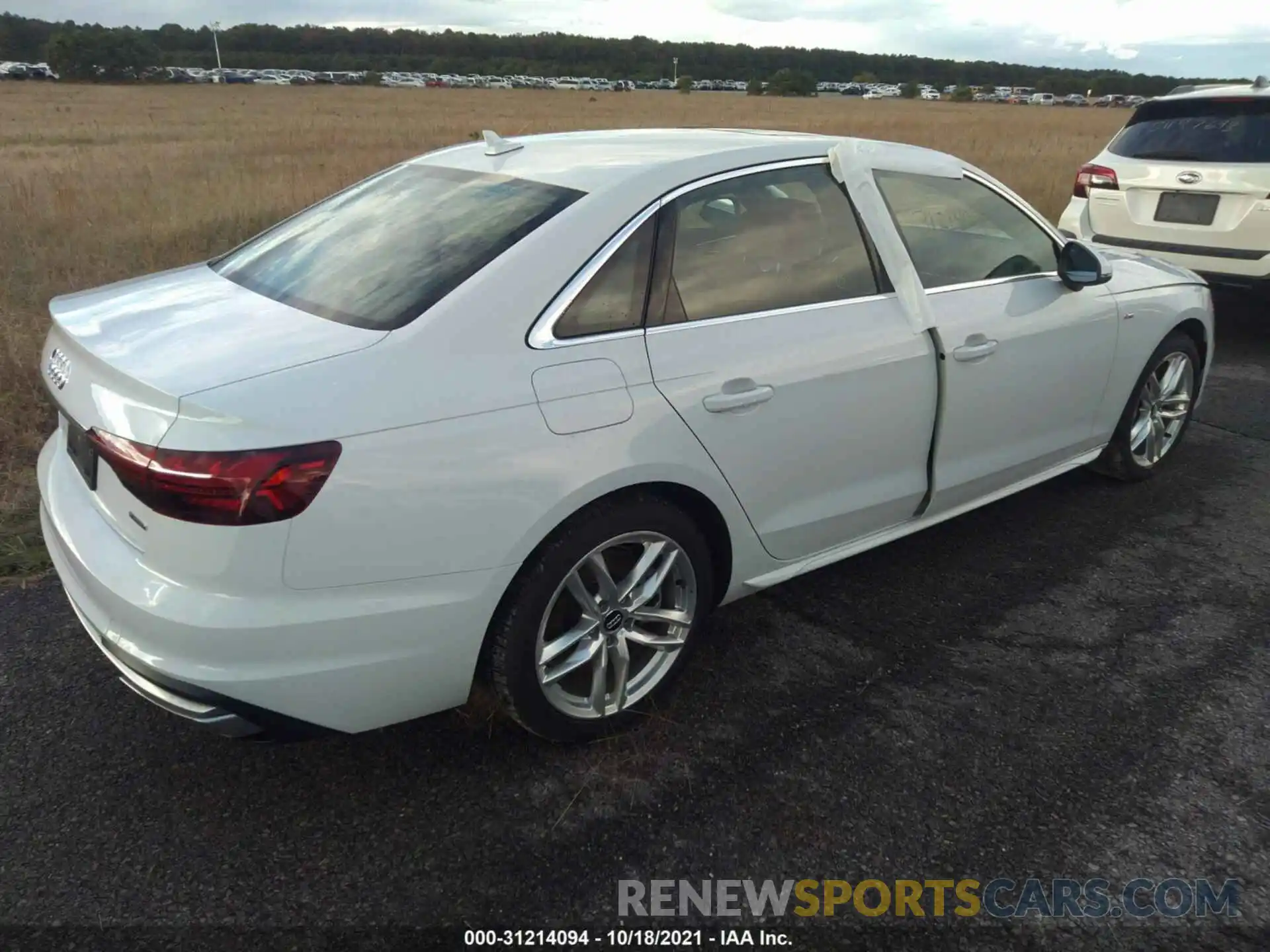 4 Photograph of a damaged car WAUDNAF41LN012875 AUDI A4 2020