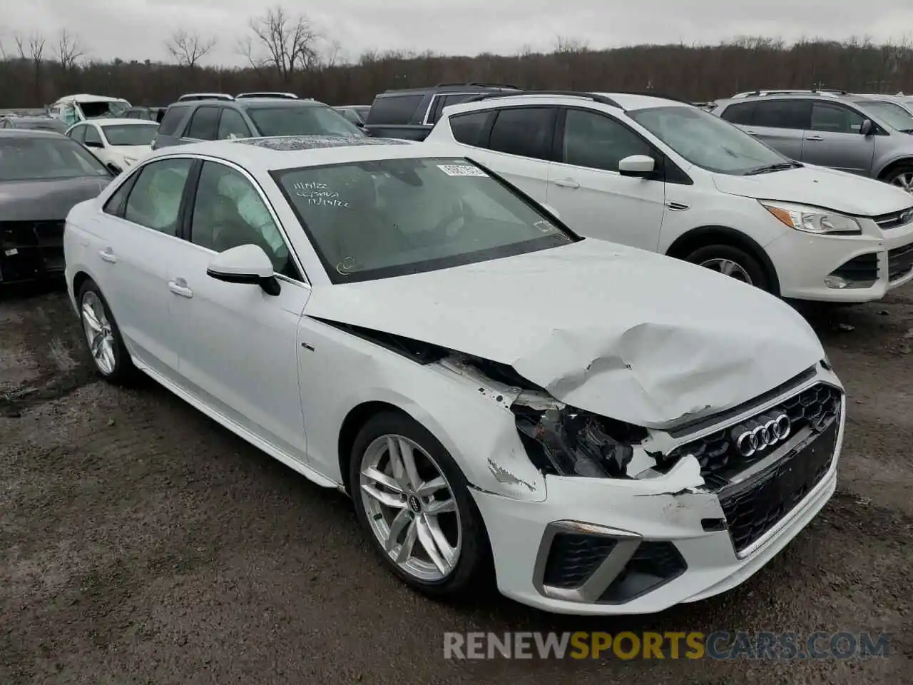 4 Photograph of a damaged car WAUDNAF42LN008365 AUDI A4 2020