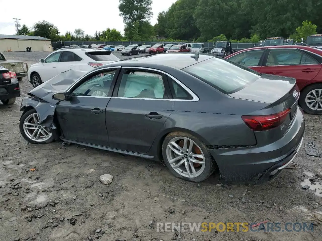 2 Photograph of a damaged car WAUDNAF46LA046544 AUDI A4 2020