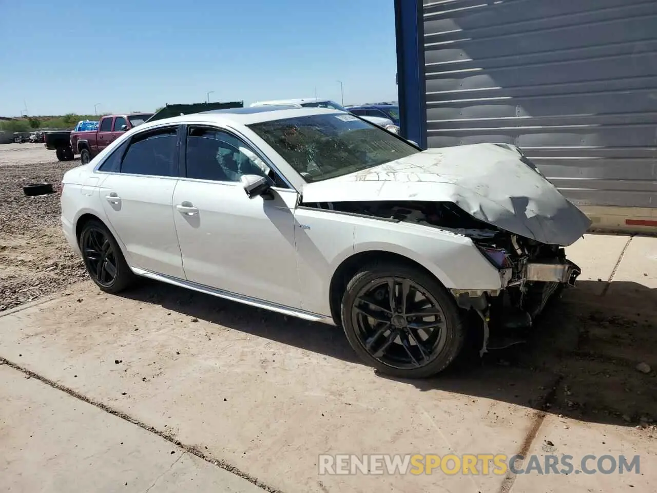 4 Photograph of a damaged car WAUDNAF47LN008328 AUDI A4 2020