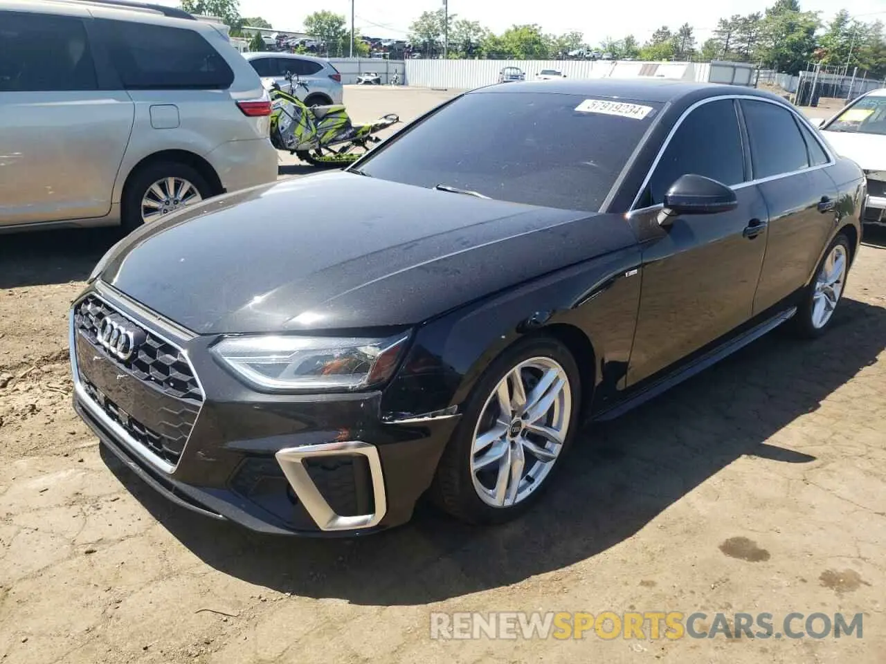 1 Photograph of a damaged car WAUDNAF4XLA071284 AUDI A4 2020
