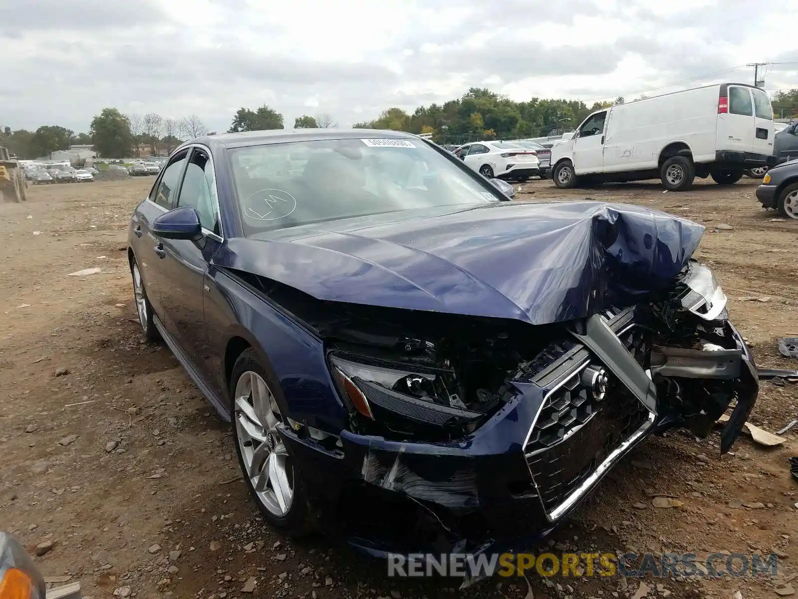 1 Photograph of a damaged car WAUDNAF4XLN010929 AUDI A4 2020