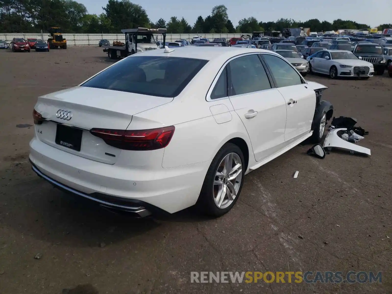 4 Photograph of a damaged car WAUENAF40LA074103 AUDI A4 2020