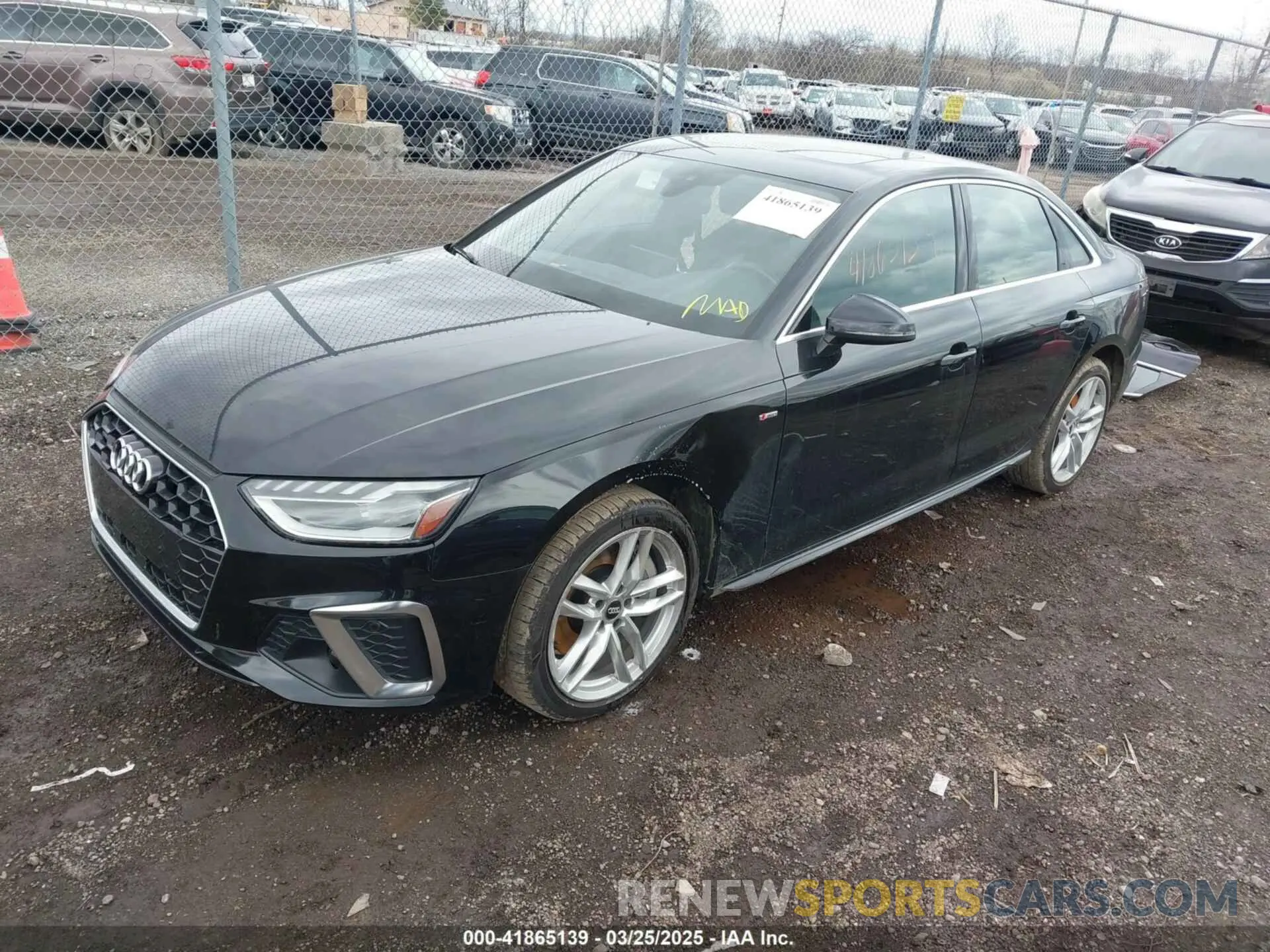 2 Photograph of a damaged car WAUENAF41LA039182 AUDI A4 2020