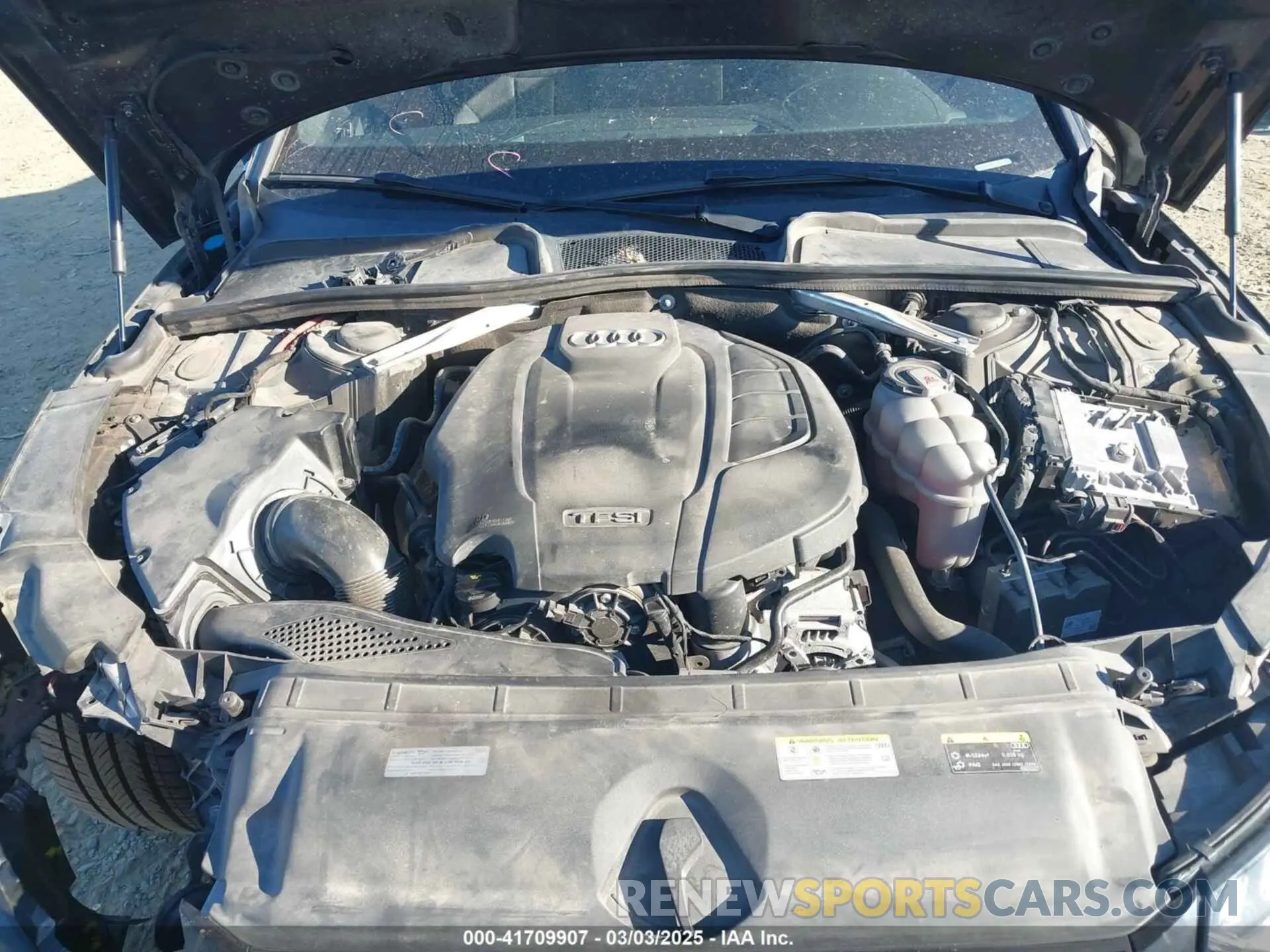 10 Photograph of a damaged car WAUENAF41LA042504 AUDI A4 2020
