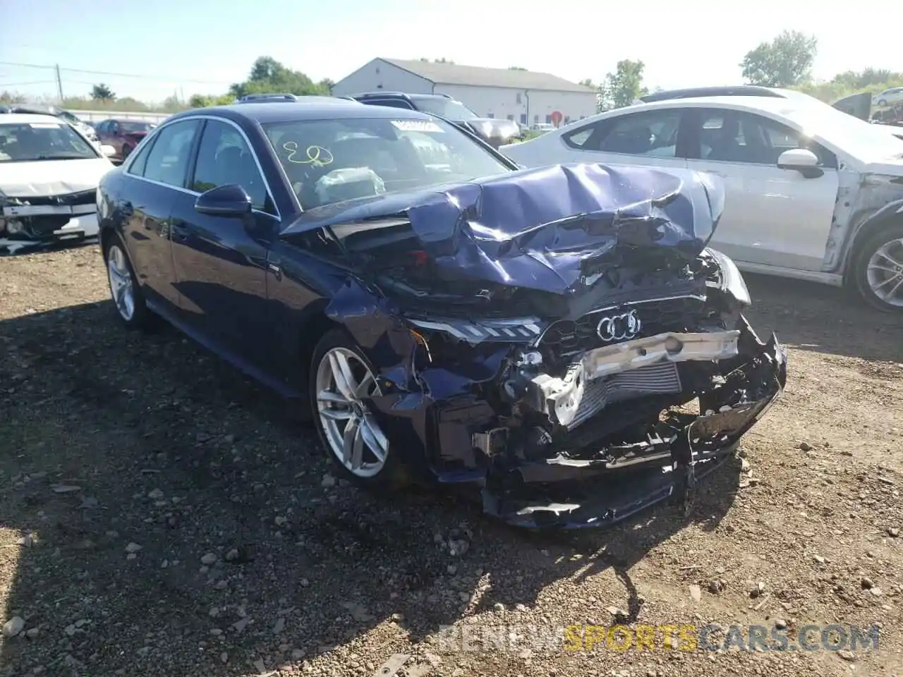 1 Photograph of a damaged car WAUENAF41LA074000 AUDI A4 2020