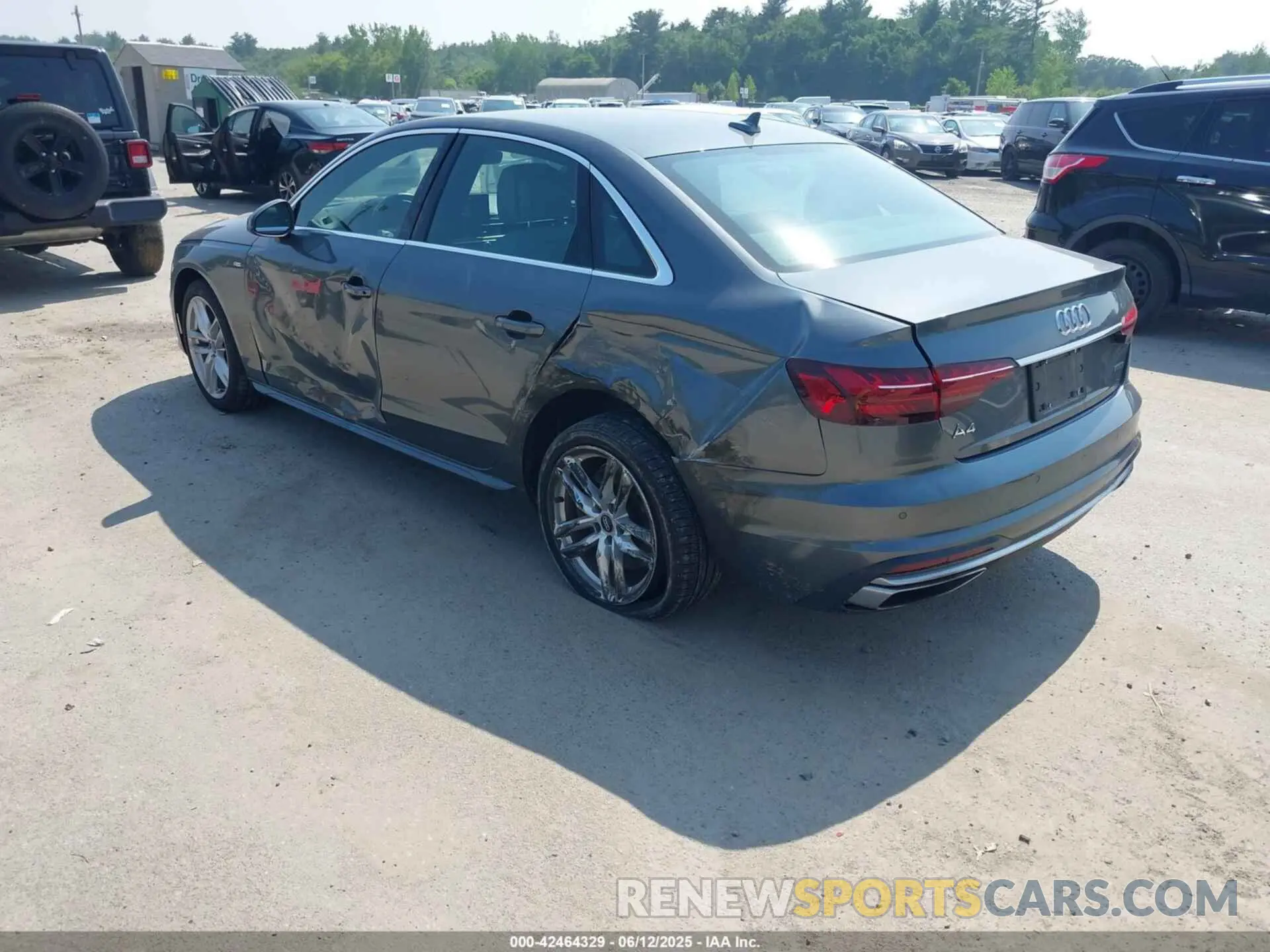 3 Photograph of a damaged car WAUENAF42LN009116 AUDI A4 2020