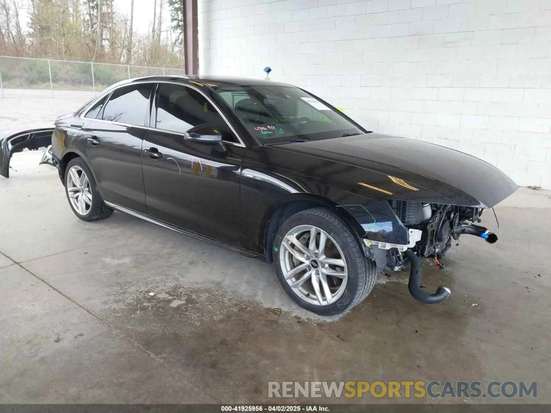 1 Photograph of a damaged car WAUENAF44LN010185 AUDI A4 2020