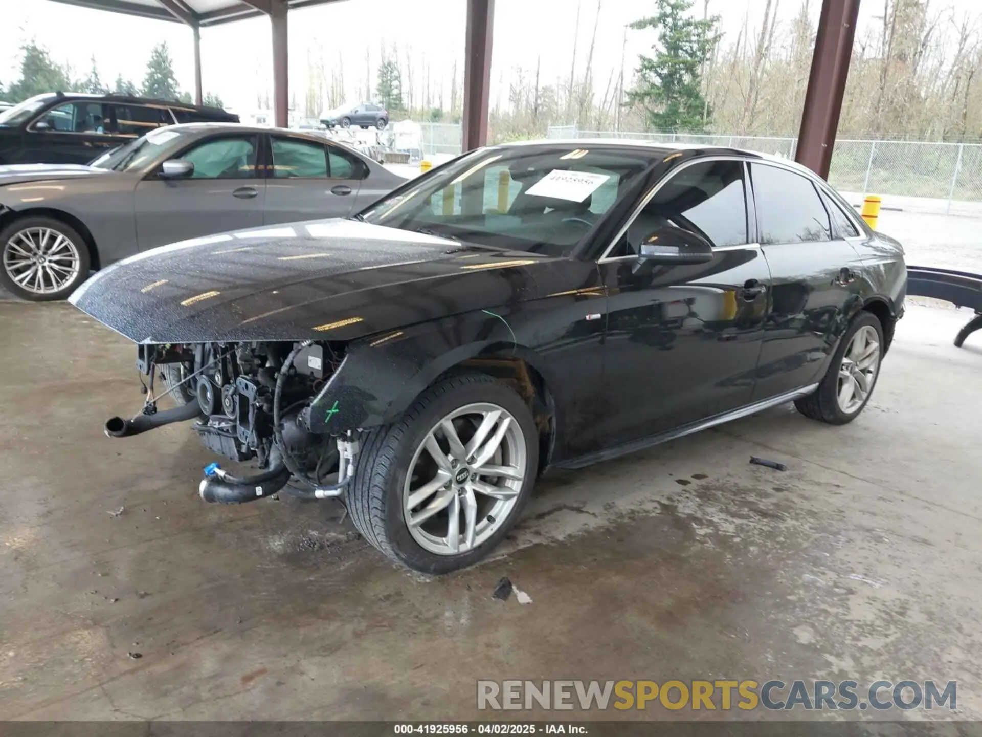 2 Photograph of a damaged car WAUENAF44LN010185 AUDI A4 2020