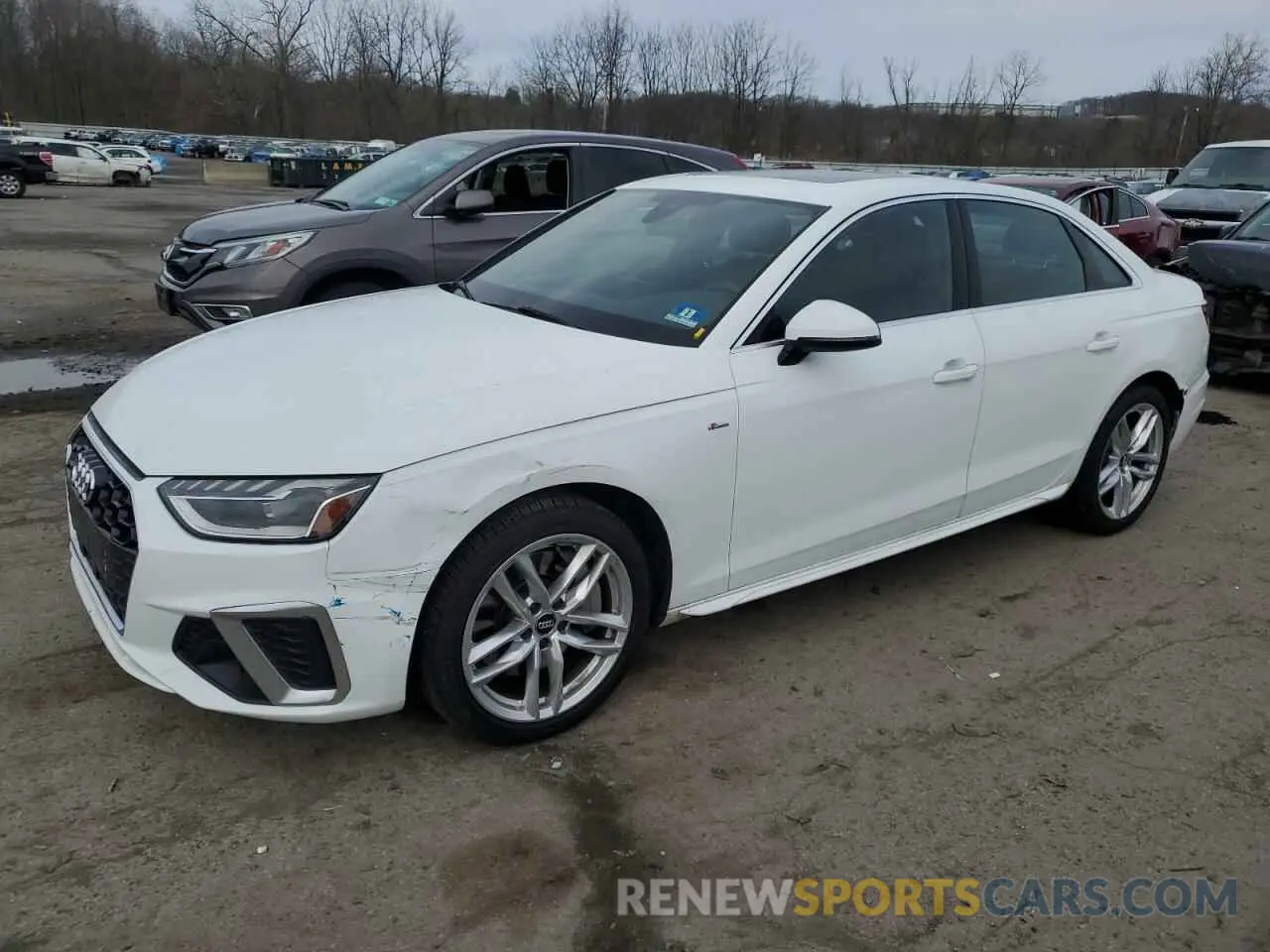 1 Photograph of a damaged car WAUENAF45LN005058 AUDI A4 2020