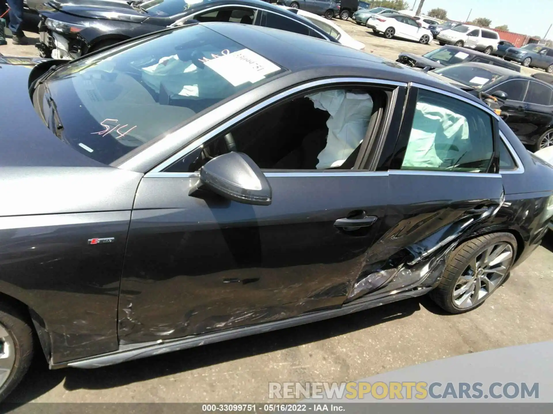 6 Photograph of a damaged car WAUENAF46LA059993 AUDI A4 2020