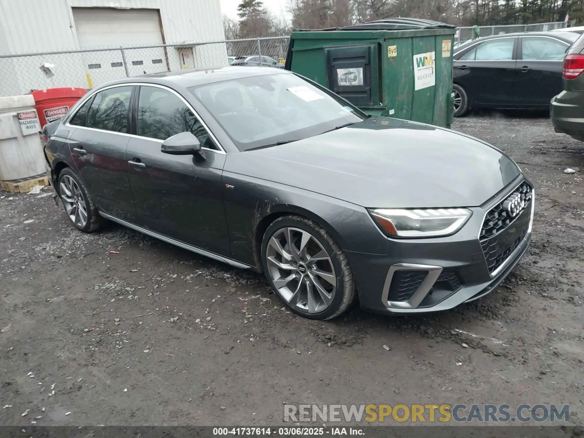 1 Photograph of a damaged car WAUENAF46LN005005 AUDI A4 2020