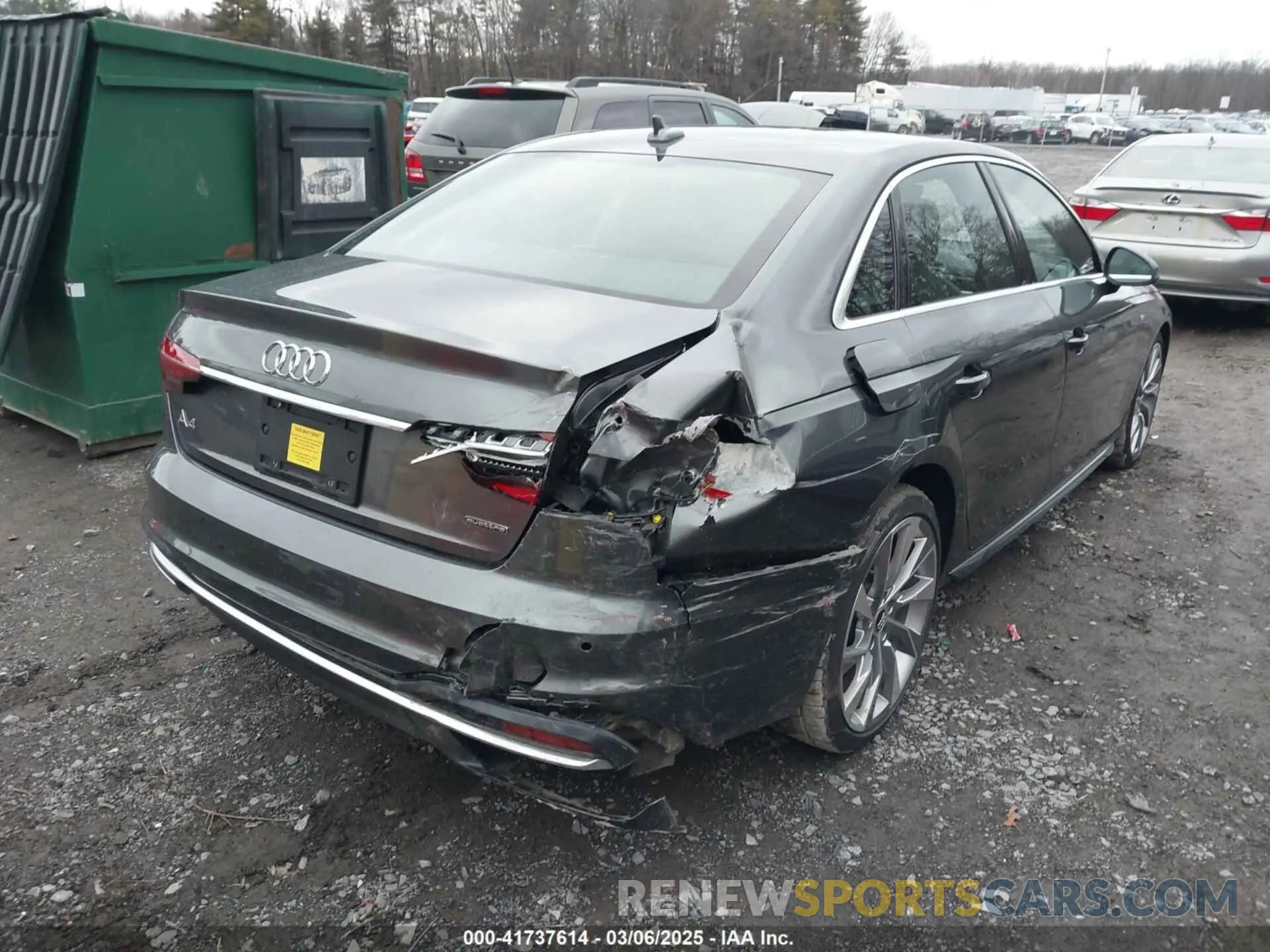 6 Photograph of a damaged car WAUENAF46LN005005 AUDI A4 2020
