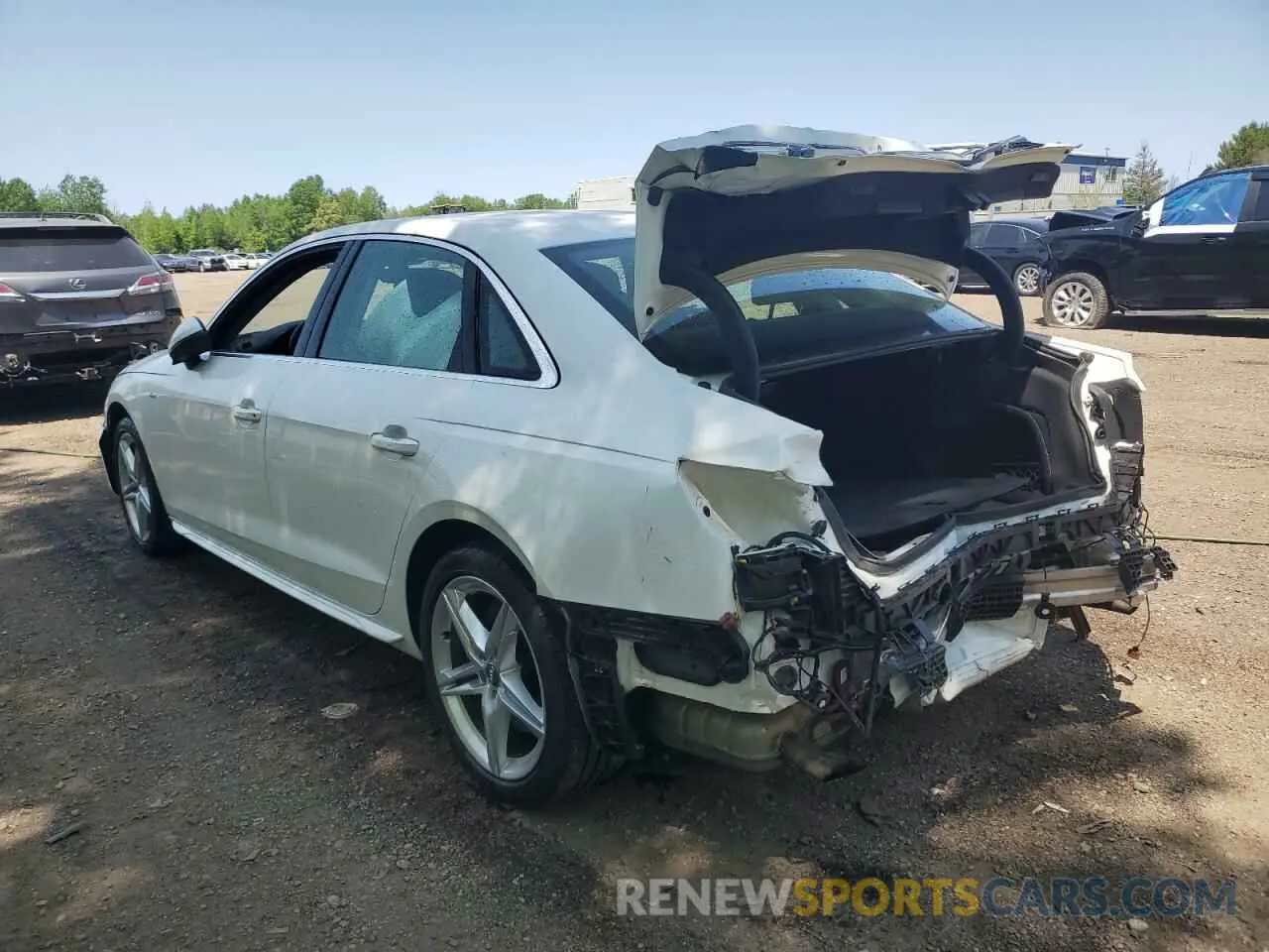 2 Photograph of a damaged car WAUENAF48LA043648 AUDI A4 2020
