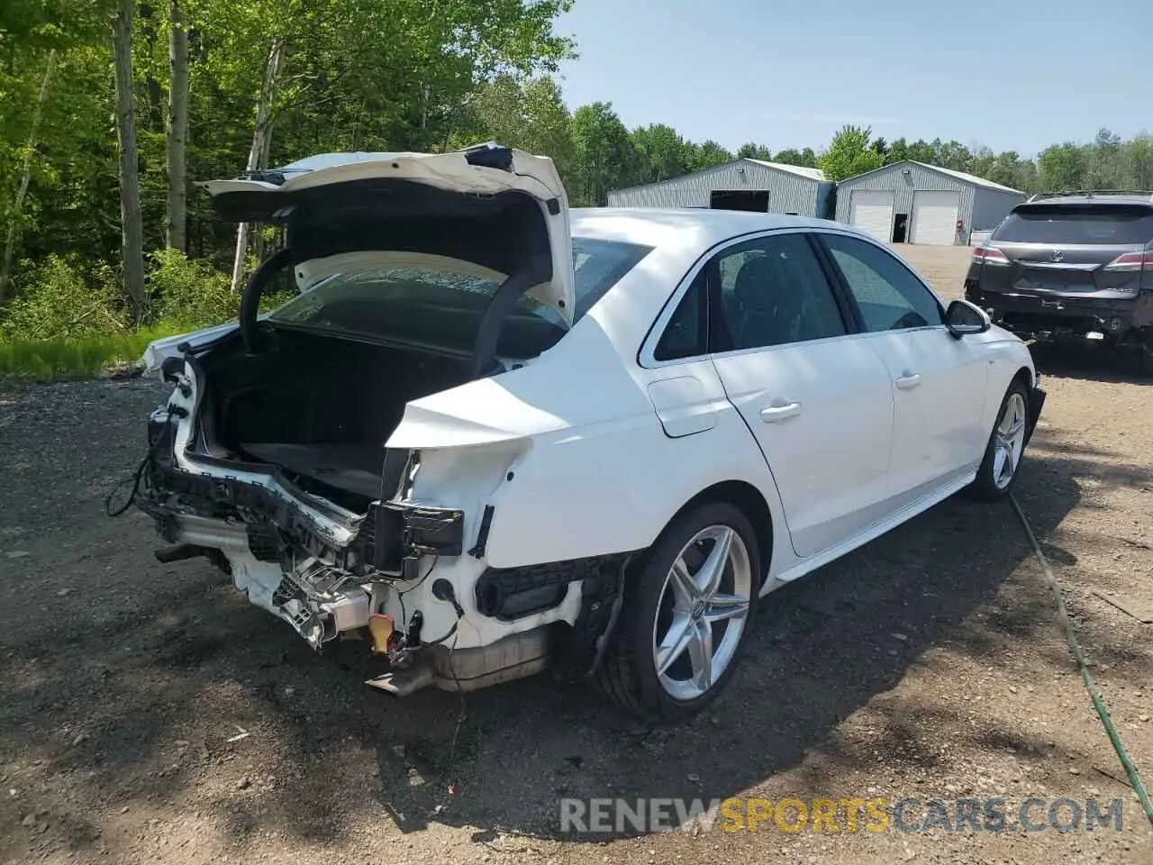 3 Photograph of a damaged car WAUENAF48LA043648 AUDI A4 2020