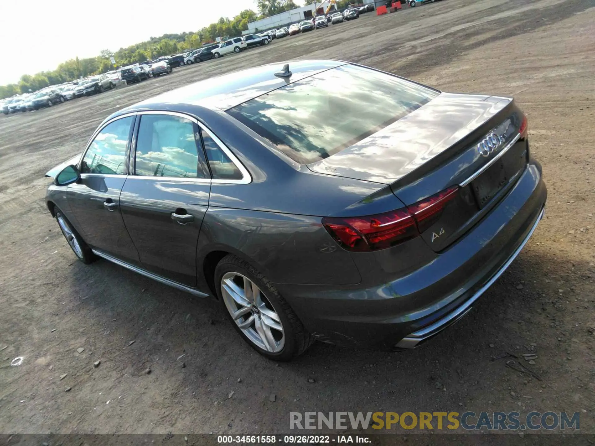 3 Photograph of a damaged car WAUENAF48LN005314 AUDI A4 2020